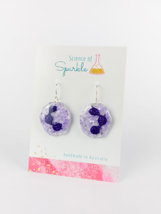 Neutrophil Dangle Earrings