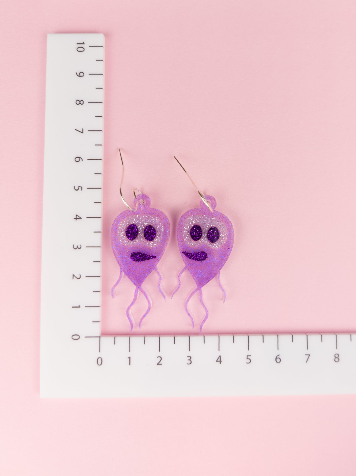 Giardia Parasite Earrings - Hooks