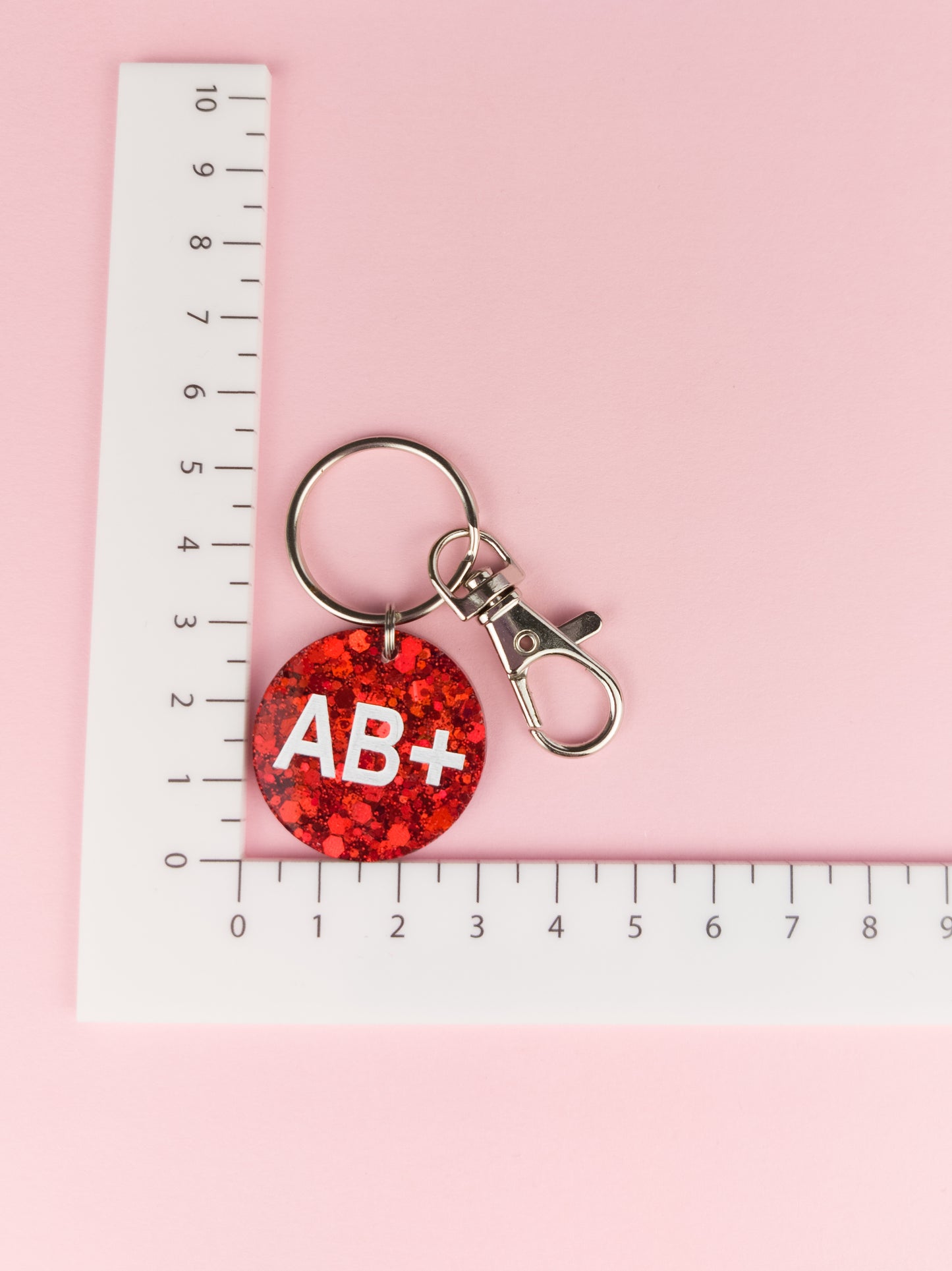 Blood Type Key Ring