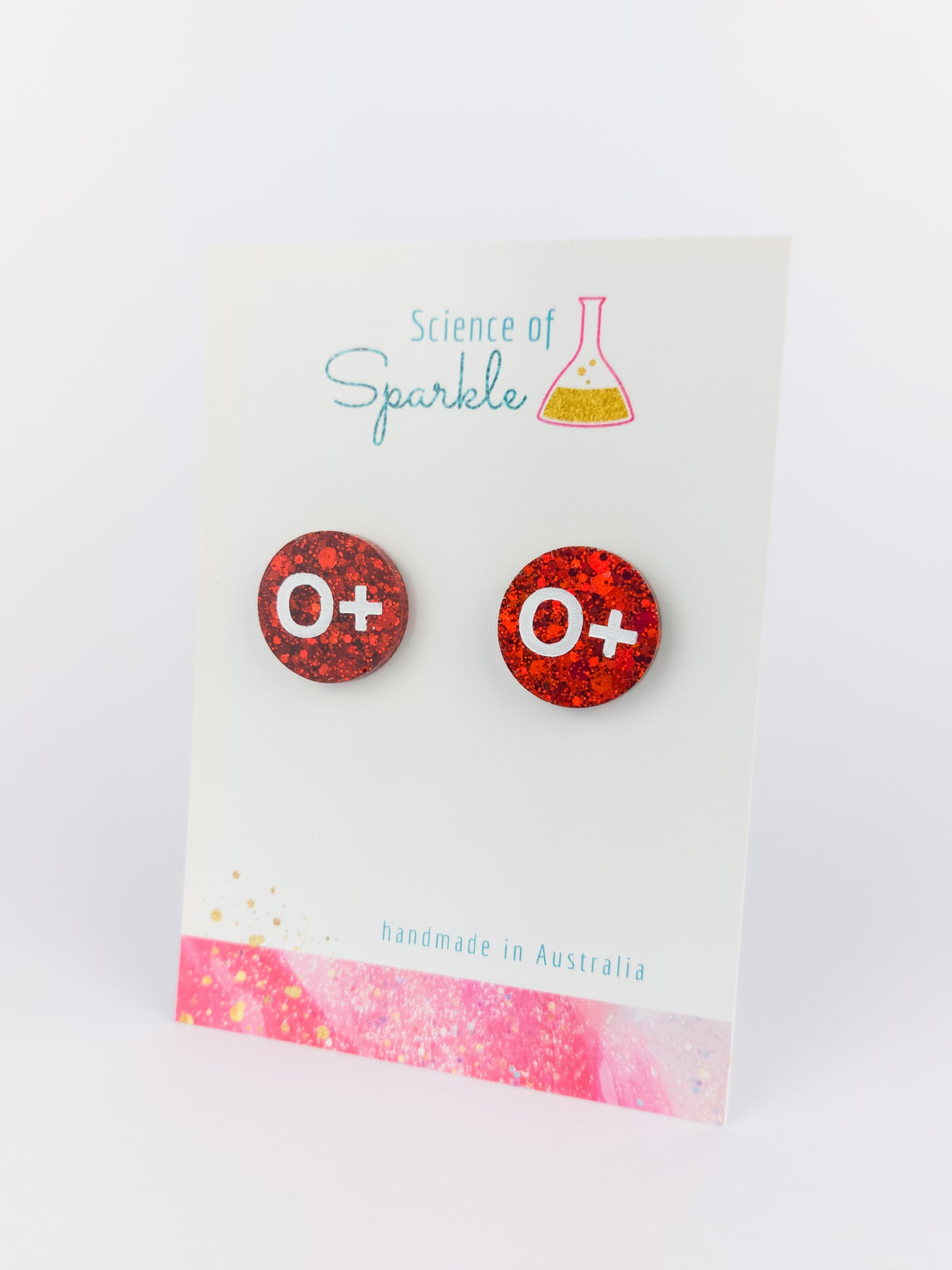 Blood Type Earrings - Studs