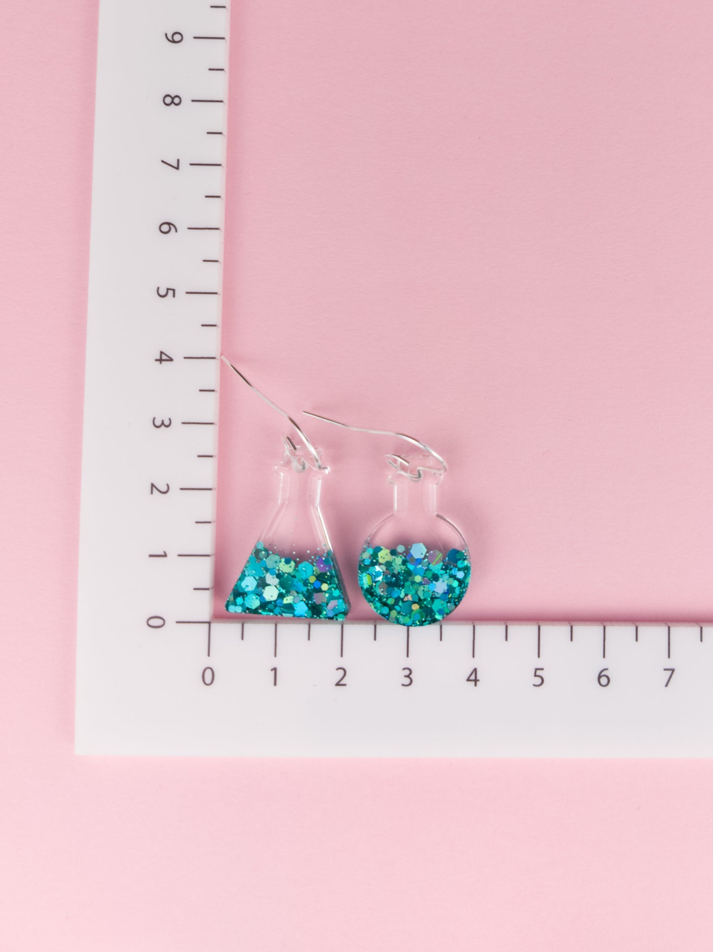 Turquoise Flask Earrings - Hooks