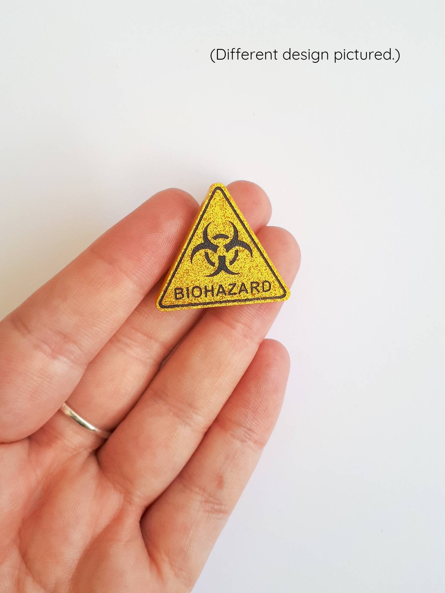 Radiation Hazard Sign Badge